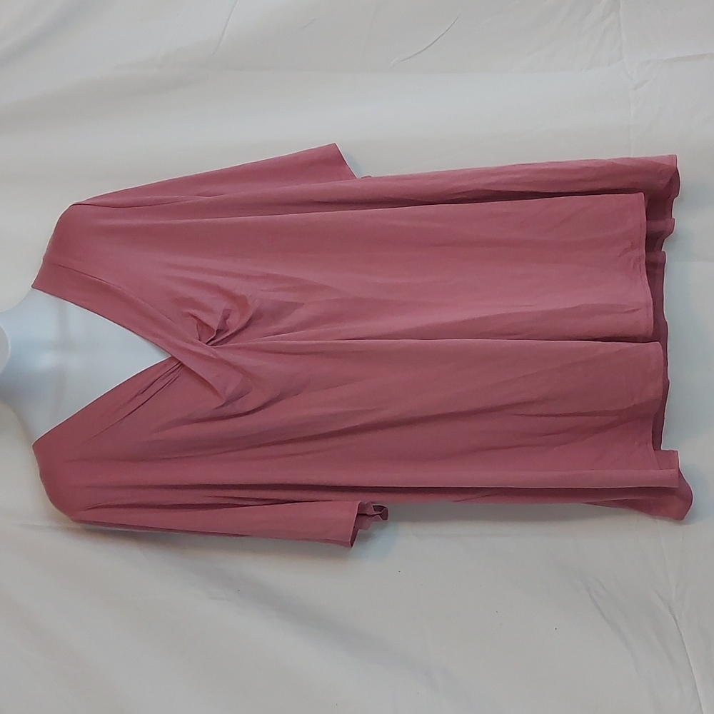 Pink Illusion Knit Lane Bryant Blouse Top 22 24 NWT 3X